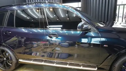\'BMW X7\' 차량 전체 컬러 PPF & 썬팅 & 크롬죽이기 & 앞, 뒤 그릴 교체 시공