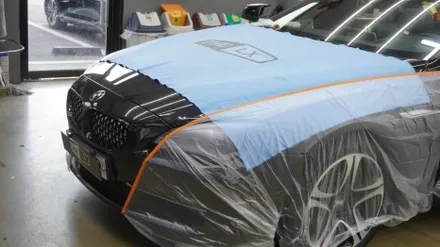 2015 BMW 6시리즈 전면 LX 55%/측후면 LX 25% 썬팅 재작업