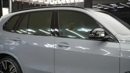 2026 BMW X5 퀀텀 썬팅 재시공 (전면-28%,1열-14%,2열-8%,열선-8%)