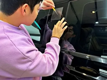싼타페 mx5 크롬죽이기로 블랙잉크 만들고 싶으시다면 !?