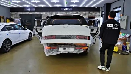 싼타페 mx5 영맨 서비스 필름에서 The LX 보그 필름으로 재시공 처방!!! by 틴모터스 / 더엘엑스인천청라원창 / 솔라가드프리미엄인천청라원창