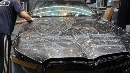 \'BMW 5시리즈\' 차량 전체 무광 PPF 시공 완료 !