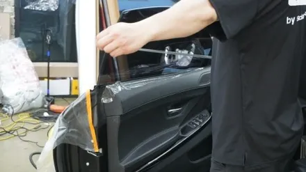 2015 BMW 6시리즈 전면 LX 55%/측후면 LX 25% 썬팅 재작업