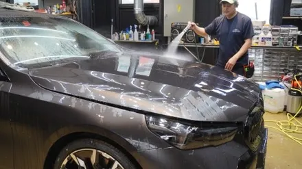 \'BMW 5시리즈\' 차량 전체 무광 PPF 시공 완료 !