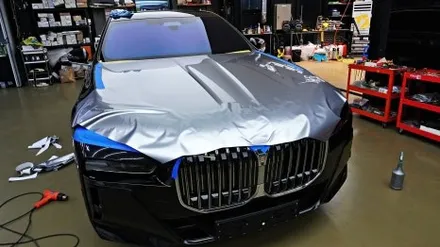 BMW 7시리즈 740i 투톤랩핑 듀오톤으로 세련미를 UP!