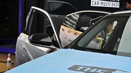 청라썬팅 BMW 5시리즈 520i 신차패키지부터 크롬죽이기, 보조배터리, 블랙박스까지 !