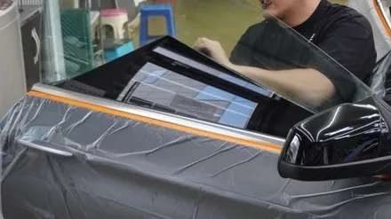 2015 BMW 6시리즈 전면 LX 55%/측후면 LX 25% 썬팅 재작업