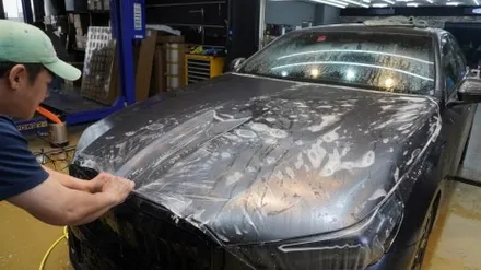 \'BMW 5시리즈\' 차량 전체 무광 PPF 시공 완료 !