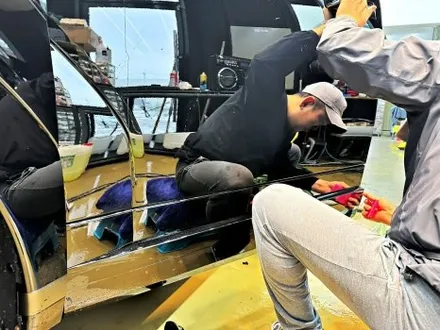 싼타페 mx5 크롬죽이기로 블랙잉크 만들고 싶으시다면 !?