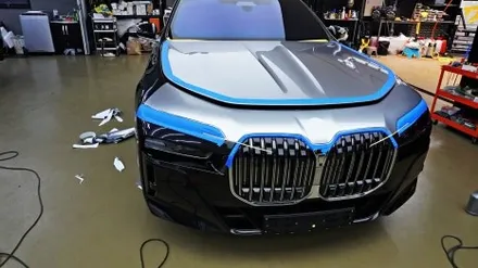 BMW 7시리즈 740i 투톤랩핑 듀오톤으로 세련미를 UP!