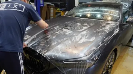 \'BMW 5시리즈\' 차량 전체 무광 PPF 시공 완료 !