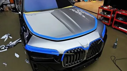 BMW 7시리즈 740i 투톤랩핑 듀오톤으로 세련미를 UP!