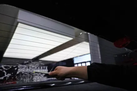 청라 썬팅 제네시스 G80 LX25% 퀀텀블랙8% 조합~신차패키지 이렇게 시공하세요~
