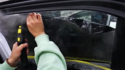 BMW 7시리즈 틴팅 마감이 들떠서 재시공을 고민중이시라면!
