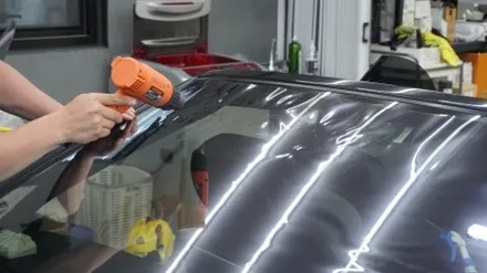 2015 BMW 6시리즈 전면 LX 55%/측후면 LX 25% 썬팅 재작업