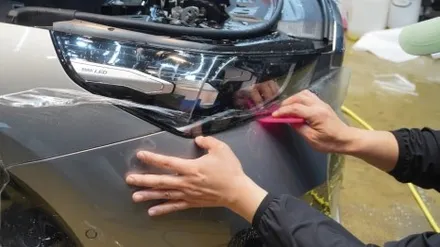 BMW 5시리즈 차량 앞범퍼, 사이드미러, 필러, 실내 - 생활보호 PPF, 썬팅 제니스 ir - 전면 30%, 측후면 15% 시공 완료
