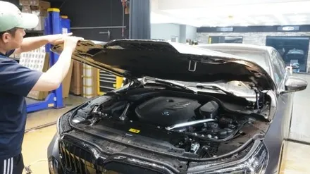 \'BMW 5시리즈\' 차량 전체 무광 PPF 시공 완료 !