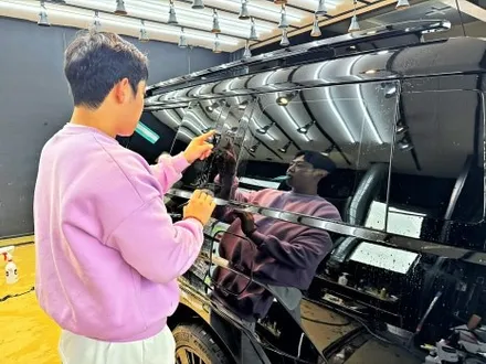 싼타페 mx5 크롬죽이기로 블랙잉크 만들고 싶으시다면 !?