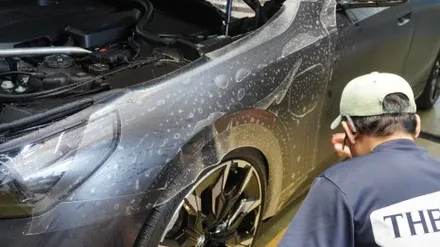 \'BMW 5시리즈\' 차량 전체 무광 PPF 시공 완료 !