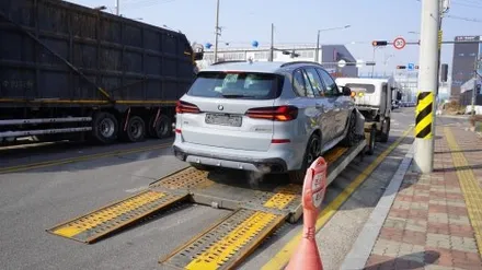 2026 BMW X5 퀀텀 썬팅 재시공 (전면-28%,1열-14%,2열-8%,열선-8%)