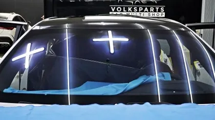 BMW 7시리즈 틴팅 마감이 들떠서 재시공을 고민중이시라면!