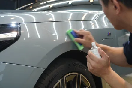 인천썬팅/서구틴팅맛집/신차패키지/BMW 530e(G60)M Spt 브루클린 그레이 메탈릭, 솔라가드프리미엄 퀀텀 28%, 14%, 유리막코팅, 생활보호ppf