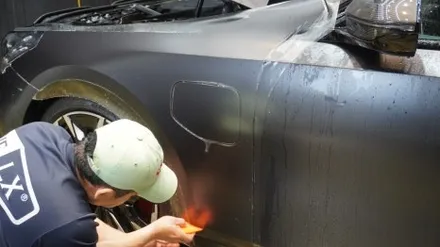 \'BMW 5시리즈\' 차량 전체 무광 PPF 시공 완료 !