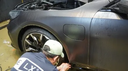 \'BMW 5시리즈\' 차량 전체 무광 PPF 시공 완료 !