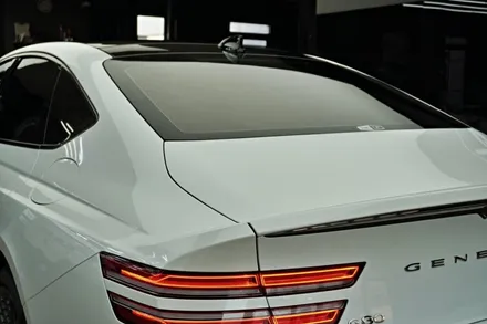 청라 썬팅 제네시스 G80 LX25% 퀀텀블랙8% 조합~신차패키지 이렇게 시공하세요~