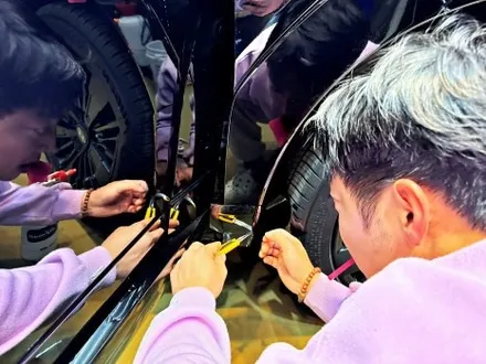 싼타페 mx5 크롬죽이기로 블랙잉크 만들고 싶으시다면 !?