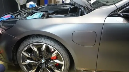 \'BMW 5시리즈\' 차량 전체 무광 PPF 시공 완료 !