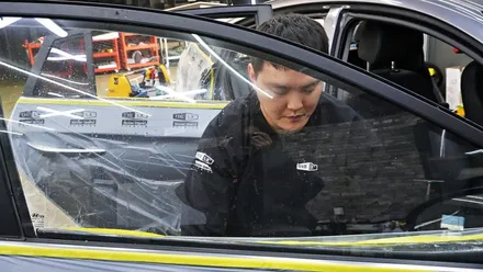 현대 아이오닉 틴팅 찍힘이 고민이시라면 ?!