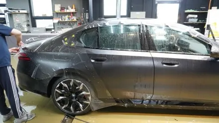 \'BMW 5시리즈\' 차량 전체 무광 PPF 시공 완료 !