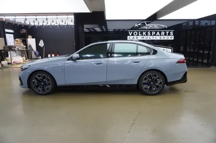 인천썬팅/서구틴팅맛집/신차패키지/BMW 530e(G60)M Spt 브루클린 그레이 메탈릭, 솔라가드프리미엄 퀀텀 28%, 14%, 유리막코팅, 생활보호ppf