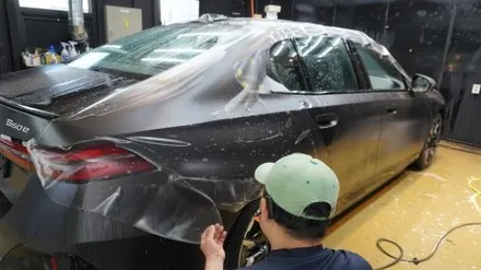 \'BMW 5시리즈\' 차량 전체 무광 PPF 시공 완료 !