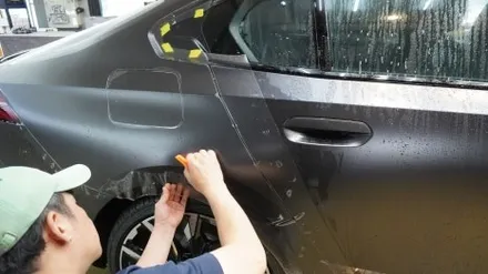 \'BMW 5시리즈\' 차량 전체 무광 PPF 시공 완료 !