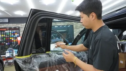 \'BMW X7\' 차량 전체 컬러 PPF & 썬팅 & 크롬죽이기 & 앞, 뒤 그릴 교체 시공