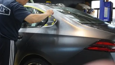 \'BMW 5시리즈\' 차량 전체 무광 PPF 시공 완료 !