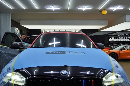 인천 썬팅 bmw X6 재작업 후기~