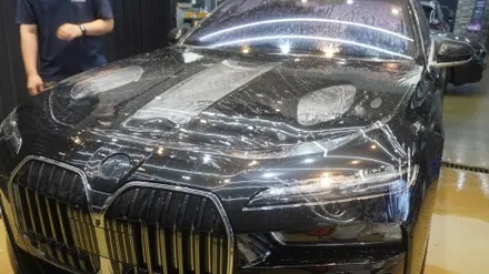 bmw 7 시리즈 프런트패키지 시공 및 언아더패키지 but...... by. 틴모터스/더엘엑스인천청라원창점/솔라가드프리미엄인천청라원창점