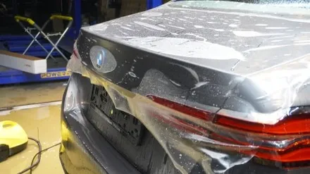 \'BMW 5시리즈\' 차량 전체 무광 PPF 시공 완료 !