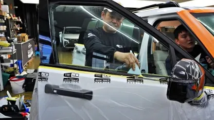 싼타페 mx5 영맨 서비스 필름에서 The LX 보그 필름으로 재시공 처방!!! by 틴모터스 / 더엘엑스인천청라원창 / 솔라가드프리미엄인천청라원창