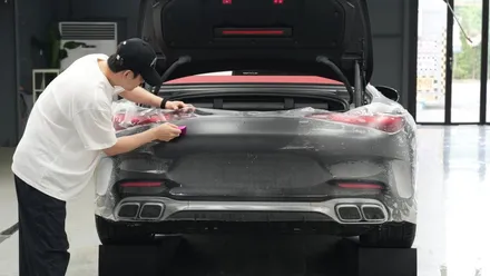 의정부 PPF, 벤츠 SL63 AMG 무광 윈드쉴드 풀 패키지 시공기