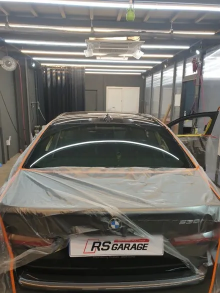 BMW 530i 루마 버텍스900 썬팅 시공 과정