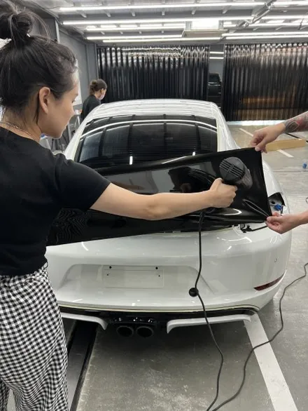 미친 광도, 이노즈텍 메탈릭블랙 - 포르쉐 카이맨 전체랩핑