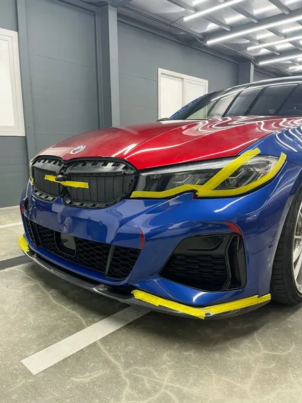 가장 완벽한 3시리즈 M340i 전체랩핑 이노즈텍 뱀파이어레드