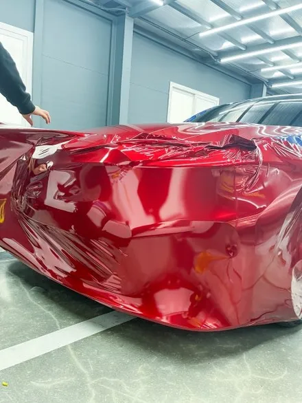 가장 완벽한 3시리즈 M340i 전체랩핑 이노즈텍 뱀파이어레드