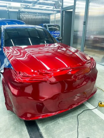 가장 완벽한 3시리즈 M340i 전체랩핑 이노즈텍 뱀파이어레드
