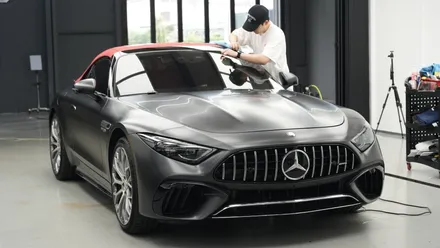 의정부 PPF, 벤츠 SL63 AMG 무광 윈드쉴드 풀 패키지 시공기