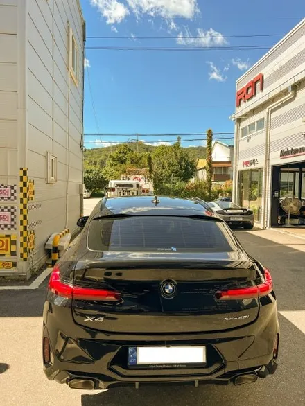 BMW X4 썬팅 후퍼옵틱GK, 스텍 PPF 생활보호패키지, 유리막코팅 시공